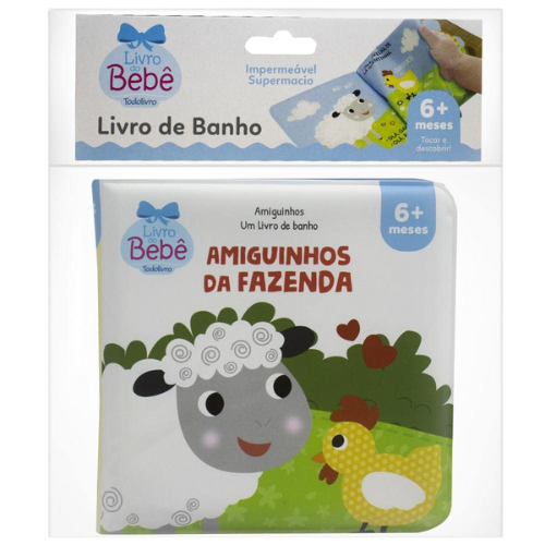 Bath Book – “Farm Friends” / Livro de Banho – “Amiguinhos da Fazenda”
