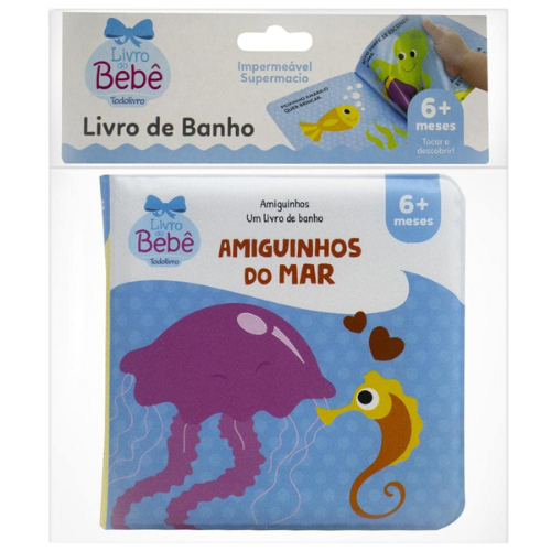 Bath Book – “Sea Friends” / Livro de Banho – “Amiguinhos do Mar”