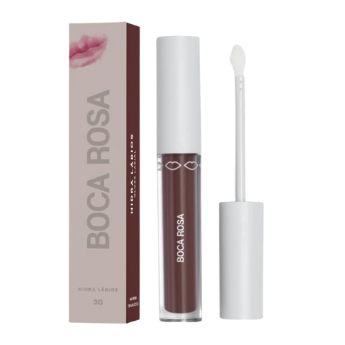 Boca Rosa Hidralábios – Translucent Brown / Hidralábios Boca Rosa – Marrom Translúcido